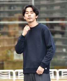 SHIPS | 【WEB限定】SHIPS: アメリカ コットン ヘビーウェイト クルーネック スウェット (トレーナー)(スウェット)