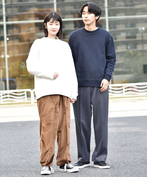 SHIPS（シップス）の「【WEB限定】SHIPS: アメリカ コットン ヘビーウェイト クルーネック スウェット (トレーナー)（スウェット・メンズ・オフホワイト/グレー/ブルー/ネイビー・SMALL/MEDIUM/LARGE/X-LARGE/XX-LARGE）」の5枚目の写真