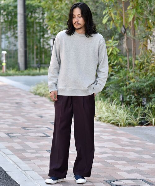 SHIPS（シップス）の「【WEB限定】SHIPS: アメリカ コットン ヘビーウェイト クルーネック スウェット (トレーナー)（スウェット・メンズ・オフホワイト/グレー/ブルー/ネイビー・SMALL/MEDIUM/LARGE/X-LARGE/XX-LARGE）」の7枚目の写真