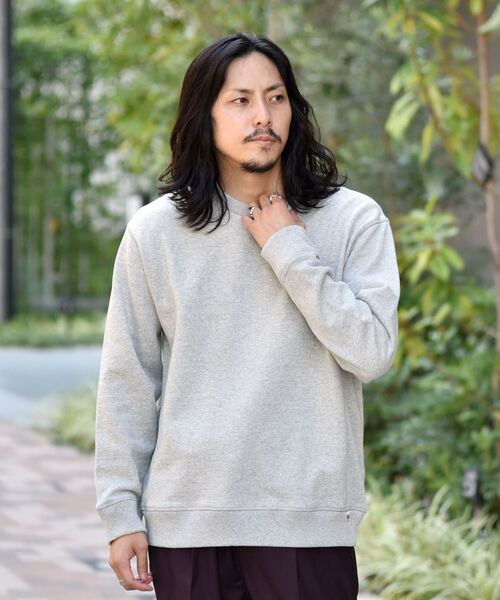 SHIPS（シップス）の「【WEB限定】SHIPS: アメリカ コットン ヘビーウェイト クルーネック スウェット (トレーナー)（スウェット・メンズ・オフホワイト/グレー/ブルー/ネイビー・SMALL/MEDIUM/LARGE/X-LARGE/XX-LARGE）」の12枚目の写真