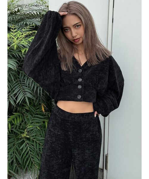 GYDA(ジェイダ)の「フロントボタンドルマントップス(カーディガン/ボレロ・レディース・ブラック/ベージュ・FREE)」の20枚目の写真