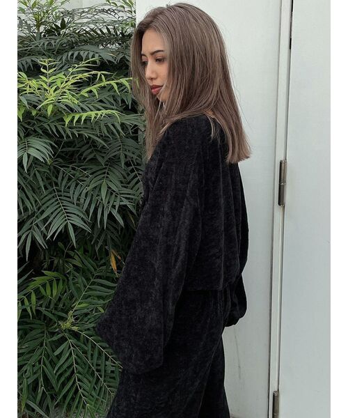 GYDA(ジェイダ)の「フロントボタンドルマントップス(カーディガン/ボレロ・レディース・ブラック/ベージュ・FREE)」の21枚目の写真