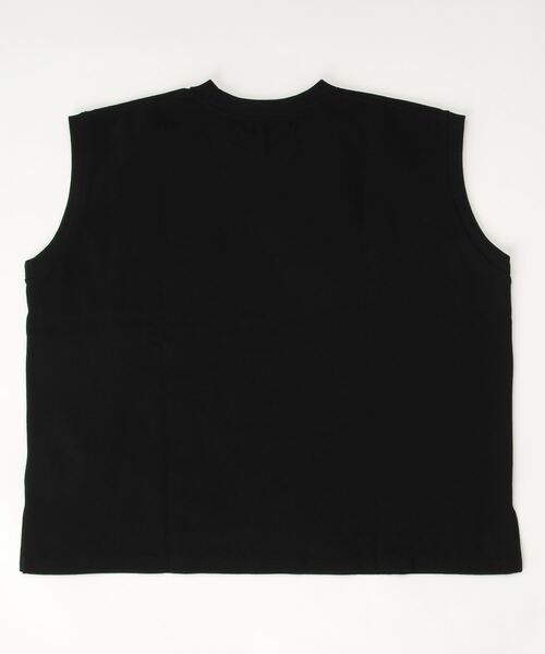 CLAMP(クランプ)の「CLAMP/クランプ/sleeve less cut sew (crew)/スリーブレスカットソー(Tシャツ/カットソー・メンズ・ホワイト/ブラック・1/2)」の12枚目の写真