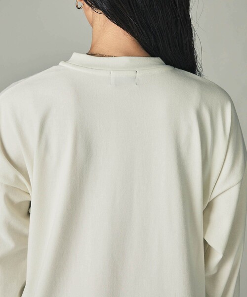 CITY TOKYO（シティトウキョウ）の「クイックドライロンT（Tシャツ/カットソー・レディース・ブラック/オフホワイト/ライトブルーグレー・1/2）」の7枚目の写真