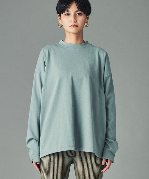 CITY TOKYO（シティトウキョウ）の「クイックドライロンT（Tシャツ/カットソー・レディース・ブラック/オフホワイト/ライトブルーグレー・1/2）」の10枚目の写真