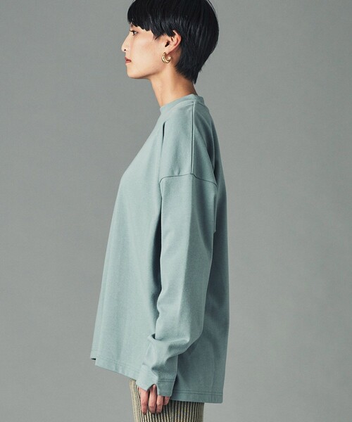 CITY TOKYO（シティトウキョウ）の「クイックドライロンT（Tシャツ/カットソー・レディース・ブラック/オフホワイト/ライトブルーグレー・1/2）」の11枚目の写真