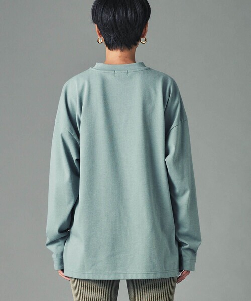 CITY TOKYO（シティトウキョウ）の「クイックドライロンT（Tシャツ/カットソー・レディース・ブラック/オフホワイト/ライトブルーグレー・1/2）」の12枚目の写真