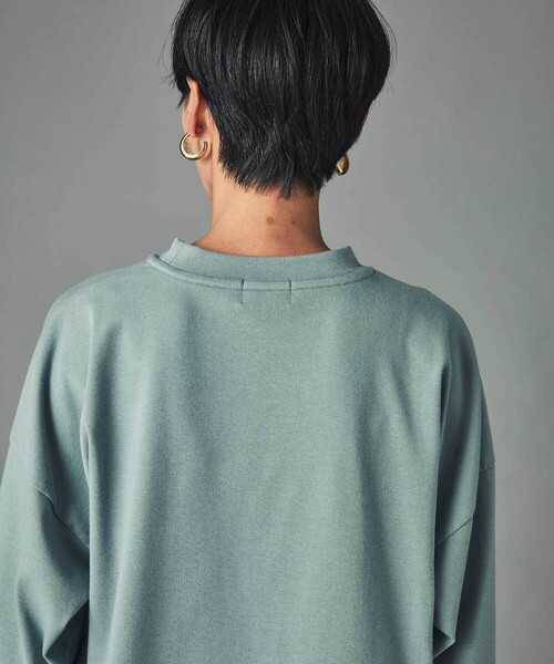 CITY TOKYO（シティトウキョウ）の「クイックドライロンT（Tシャツ/カットソー・レディース・ブラック/オフホワイト/ライトブルーグレー・1/2）」の17枚目の写真