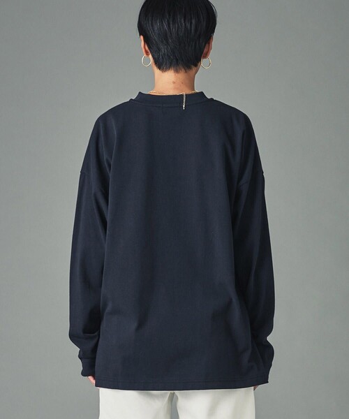 CITY TOKYO（シティトウキョウ）の「クイックドライロンT（Tシャツ/カットソー・レディース・ブラック/オフホワイト/ライトブルーグレー・1/2）」の21枚目の写真