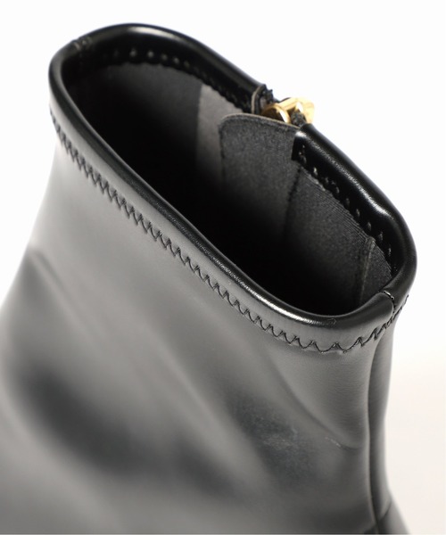 LE TALON(ルタロン)の「6cmフレンチスクエアショートブーツ◆(ブーツ・レディース・ブラウン/アイボリー/ブラック系その他・MEDIUM/LARGE/X-LARGE/SMALL)」の8枚目の写真