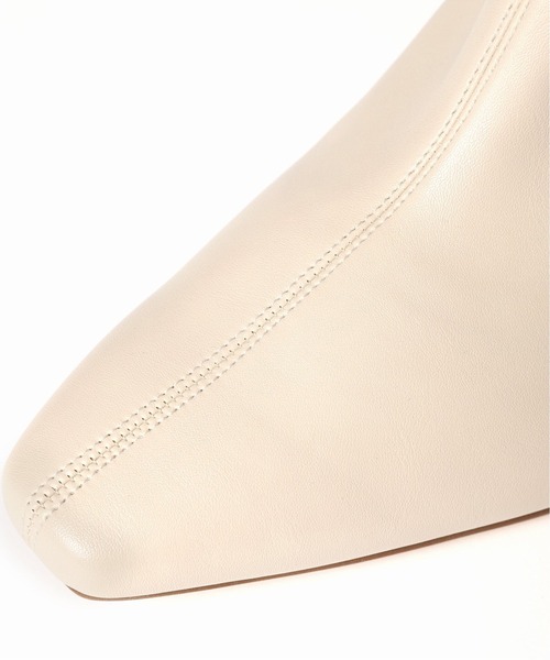 LE TALON(ルタロン)の「6cmフレンチスクエアショートブーツ◆(ブーツ・レディース・ブラウン/アイボリー/ブラック系その他・MEDIUM/LARGE/X-LARGE/SMALL)」の12枚目の写真