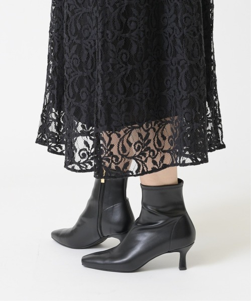 LE TALON(ルタロン)の「6cmフレンチスクエアショートブーツ◆(ブーツ・レディース・ブラウン/アイボリー/ブラック系その他・MEDIUM/LARGE/X-LARGE/SMALL)」の16枚目の写真