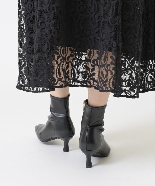 LE TALON(ルタロン)の「6cmフレンチスクエアショートブーツ◆(ブーツ・レディース・ブラウン/アイボリー/ブラック系その他・MEDIUM/LARGE/X-LARGE/SMALL)」の17枚目の写真