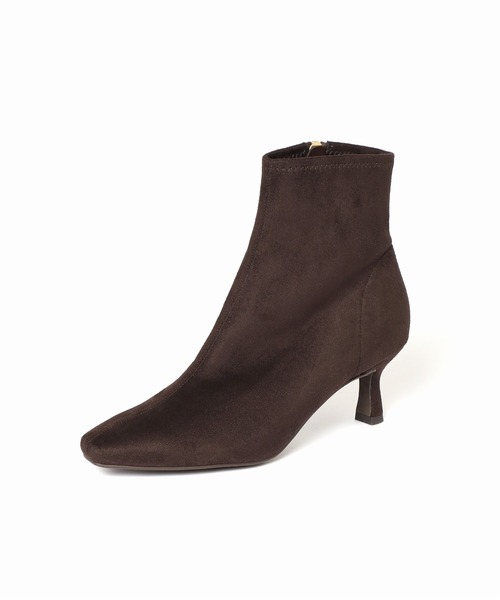 LE TALON(ルタロン)の「6cmフレンチスクエアショートブーツ◆(ブーツ・レディース・ブラウン/アイボリー/ブラック系その他・MEDIUM/LARGE/X-LARGE/SMALL)」の22枚目の写真