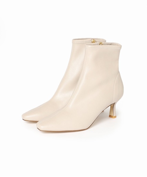 LE TALON(ルタロン)の「6cmフレンチスクエアショートブーツ◆(ブーツ・レディース・ブラウン/アイボリー/ブラック系その他・MEDIUM/LARGE/X-LARGE/SMALL)」の21枚目の写真