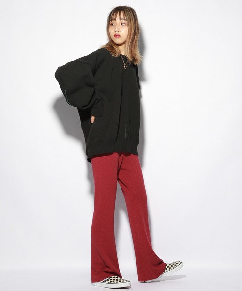 PBLIM（ページボーイリム）の「【PAGEBOYLIM】カラーリンキングニット（ニット/セーター・レディース・ブラック/サックスブルー/ピンク・MEDIUM/LARGE）」の5枚目の写真