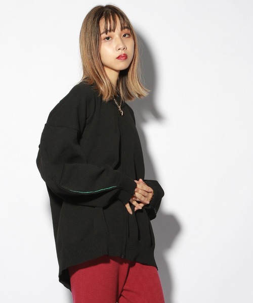 PBLIM（ページボーイリム）の「【PAGEBOYLIM】カラーリンキングニット（ニット/セーター・レディース・ブラック/サックスブルー/ピンク・MEDIUM/LARGE）」の8枚目の写真