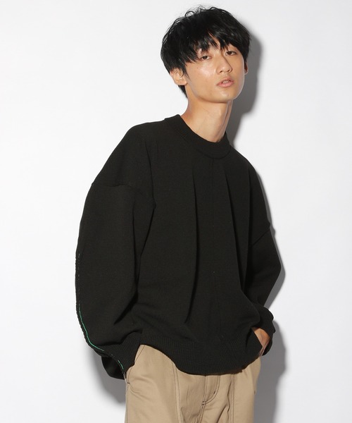 PBLIM（ページボーイリム）の「【PAGEBOYLIM】カラーリンキングニット（ニット/セーター・レディース・ブラック/サックスブルー/ピンク・MEDIUM/LARGE）」の11枚目の写真