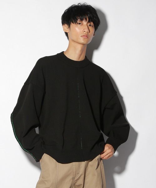 PBLIM（ページボーイリム）の「【PAGEBOYLIM】カラーリンキングニット（ニット/セーター・レディース・ブラック/サックスブルー/ピンク・MEDIUM/LARGE）」の13枚目の写真