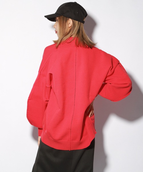 PBLIM（ページボーイリム）の「【PAGEBOYLIM】カラーリンキングニット（ニット/セーター・レディース・ブラック/サックスブルー/ピンク・MEDIUM/LARGE）」の17枚目の写真