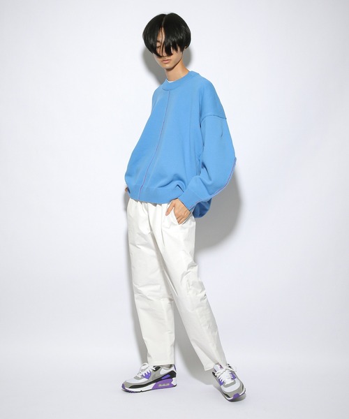 PBLIM（ページボーイリム）の「【PAGEBOYLIM】カラーリンキングニット（ニット/セーター・レディース・ブラック/サックスブルー/ピンク・MEDIUM/LARGE）」の20枚目の写真