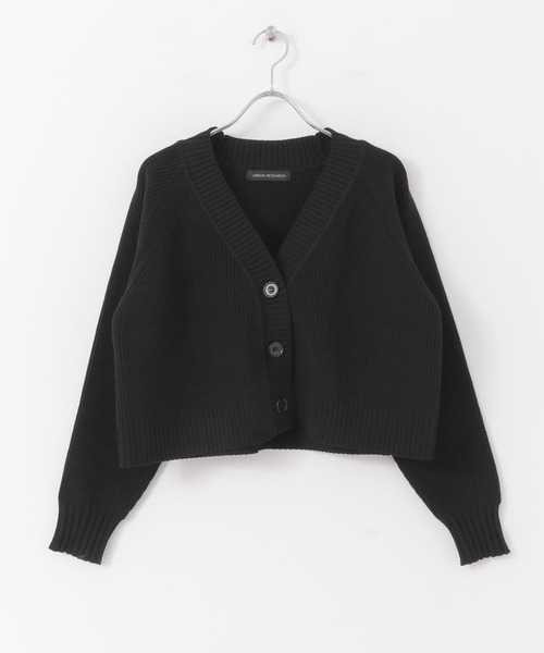 URBAN RESEARCH（アーバンリサーチ）の「ライトニットショート丈カーディガン（カーディガン/ボレロ・レディース・ホワイト系その他/ブラック/パープル系その他・FREE）」の22枚目の写真