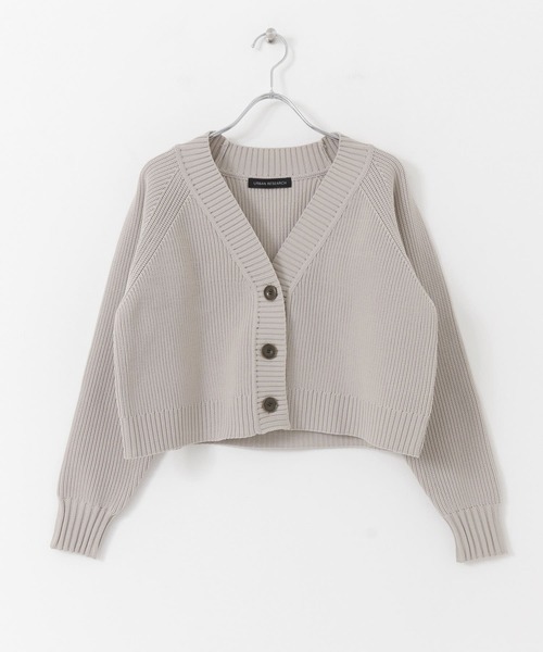 URBAN RESEARCH（アーバンリサーチ）の「ライトニットショート丈カーディガン（カーディガン/ボレロ・レディース・ホワイト系その他/ブラック/パープル系その他・FREE）」の12枚目の写真