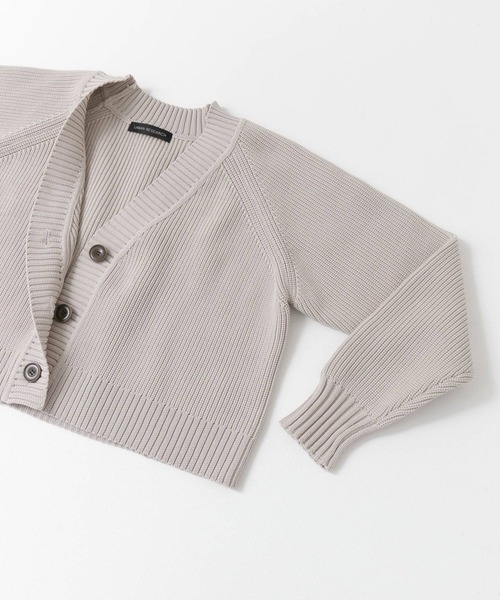 URBAN RESEARCH（アーバンリサーチ）の「ライトニットショート丈カーディガン（カーディガン/ボレロ・レディース・ホワイト系その他/ブラック/パープル系その他・FREE）」の15枚目の写真