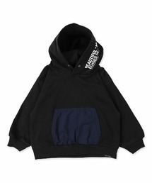 天竺 ツートーン BAT WING パーカー