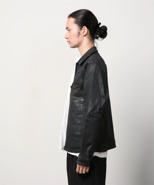 G-STAR（ジースター）の「AIR FORCE JACKET/デニムジャケット（デニムジャケット・メンズ・ダークブラック・LARGE/X-SMALL/X-LARGE/MEDIUM/SMALL）」の8枚目の写真