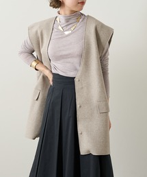 シアー天竺ハイネックTシャツ