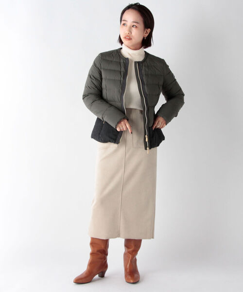 NOLLEY’S（ノーリーズ）の「14Gタートルネックプルオーバーウォッシャブルニット（ニット/セーター・レディース・ブラック/ベージュ/オフホワイト/ピンク/ブルー/マスタード・38）」の16枚目の写真