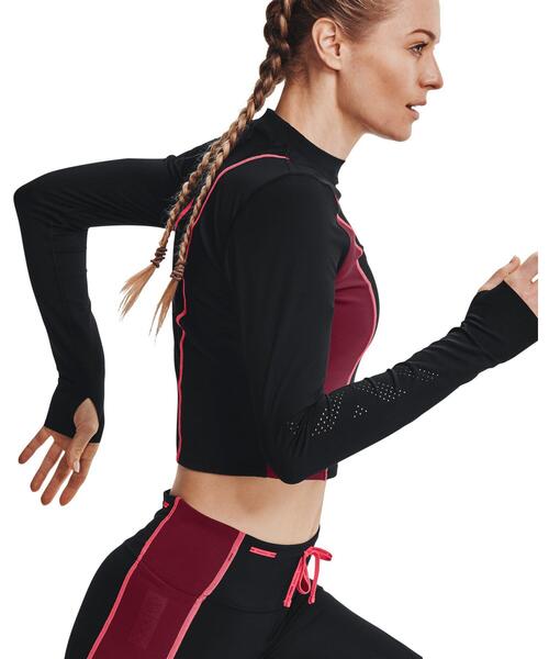 UNDER ARMOUR（アンダーアーマー）の「UAランエニウェア レイザー ロングスリーブ（ランニング/レディース）（Tシャツ/カットソー・レディース・ブラック/ピンク・L/S/XL/M）」の8枚目の写真
