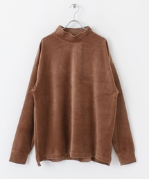 URBAN RESEARCH | URBAN RESEARCH iD　ベロアモックネックロングスリーブ(Tシャツ/カットソー)