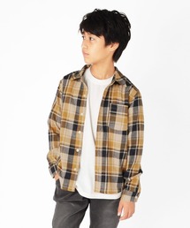 GLAZOS | ネルチェック・長袖シャツ(シャツ/ブラウス)