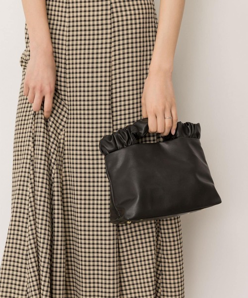 RODE SKO（ロデスコ）の「フリルハンドルショルダーバッグ（ショルダーバッグ・レディース・ブロンズ/ブラック/キャメル・ONE）」の12枚目の写真