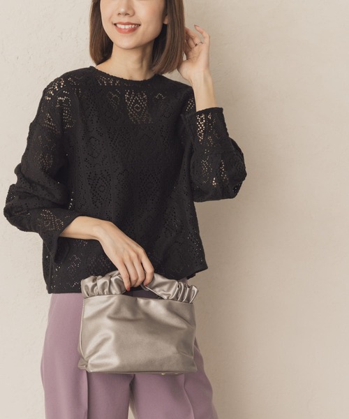 RODE SKO（ロデスコ）の「フリルハンドルショルダーバッグ（ショルダーバッグ・レディース・ブロンズ/ブラック/キャメル・ONE）」の22枚目の写真