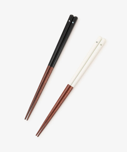 Afternoon Tea（アフタヌーンティー）の「若狭塗抗菌夫婦箸&美濃焼箸置きセット/あわび貝（カトラリー・レディース・ホワイト・ONE SIZE）」の2枚目の写真