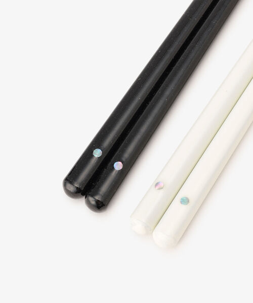 Afternoon Tea（アフタヌーンティー）の「若狭塗抗菌夫婦箸&美濃焼箸置きセット/あわび貝（カトラリー・レディース・ホワイト・ONE SIZE）」の3枚目の写真
