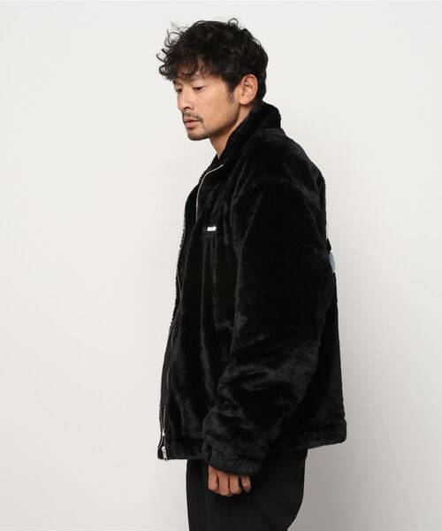 ICECREAM（アイスクリーム）の「ICECREAM FAUX FUR JACKET（ブルゾン・メンズ・ブラック/グリーン・LARGE/MEDIUM）」の5枚目の写真