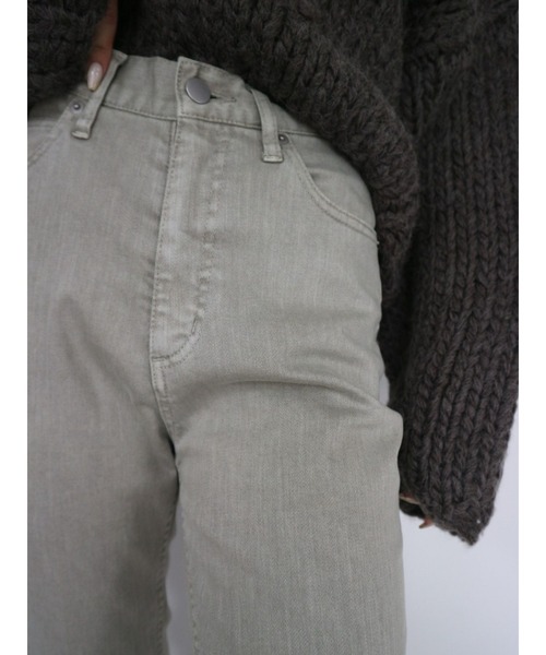 TRUNC（トランクエイティーエイト）の「Color Twill Pants（その他パンツ・レディース・ブラック/グレー・SMALL/MEDIUM）」の4枚目の写真