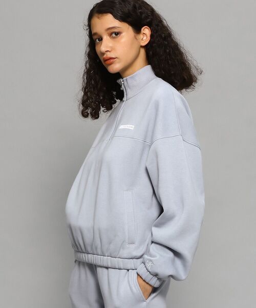 Calvin Klein Jeans（カルヴァンクラインジーンズ）の「マイクロ フロップ ハーフジップ スウェットシャツ（スウェット・レディース・ブラック/グレー系その他・S/M/L/XS）」の3枚目の写真