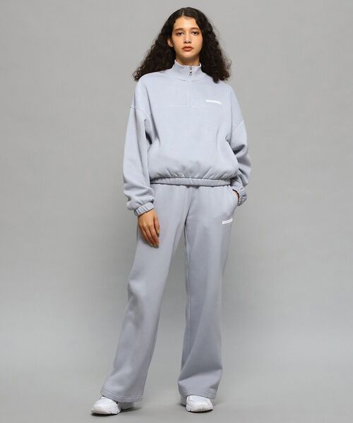 Calvin Klein Jeans（カルヴァンクラインジーンズ）の「マイクロ フロップ ハーフジップ スウェットシャツ（スウェット・レディース・ブラック/グレー系その他・S/M/L/XS）」の6枚目の写真