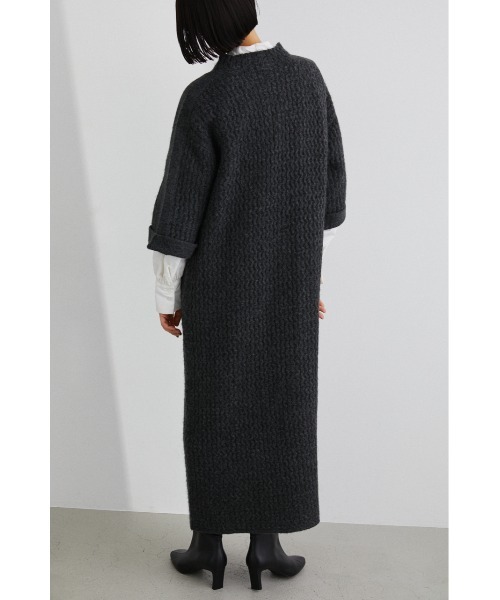 STYLEMIXER(スタイルミキサー)の「ハーフスリーブニットワンピース(ワンピース・レディース・チャコールグレー/グリーン/ベージュ・SMALL/MEDIUM)」の9枚目の写真