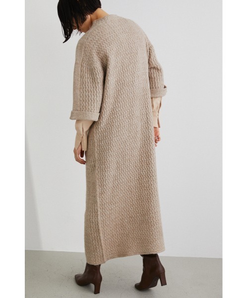 STYLEMIXER(スタイルミキサー)の「ハーフスリーブニットワンピース(ワンピース・レディース・チャコールグレー/グリーン/ベージュ・SMALL/MEDIUM)」の19枚目の写真