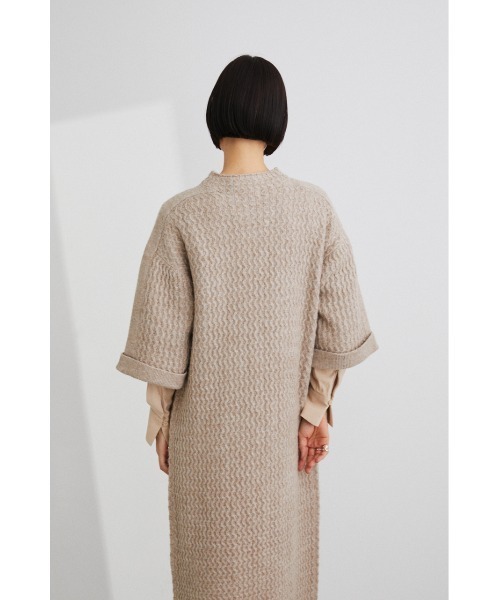 STYLEMIXER(スタイルミキサー)の「ハーフスリーブニットワンピース(ワンピース・レディース・チャコールグレー/グリーン/ベージュ・SMALL/MEDIUM)」の20枚目の写真