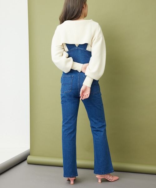 MADEMOISELLE ROPE'(マドモアゼル ロペ)の「<カシミヤ混>セーラーカラーニットプルオーバー(ニット/セーター・レディース・ホワイト/ブルー系その他6・38)」の17枚目の写真