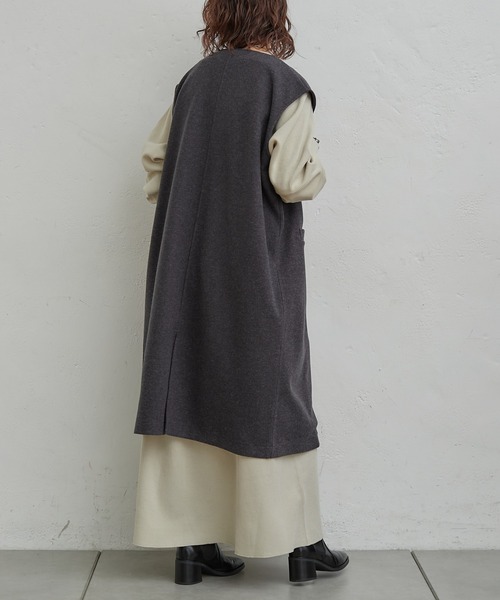 CIAOPANIC TYPY（チャオパニックティピー）の「変形ワッフルプルオーバー（Tシャツ/カットソー・レディース・チャコールグレー/アイボリー/グレー系その他・ONE SIZE）」の20枚目の写真