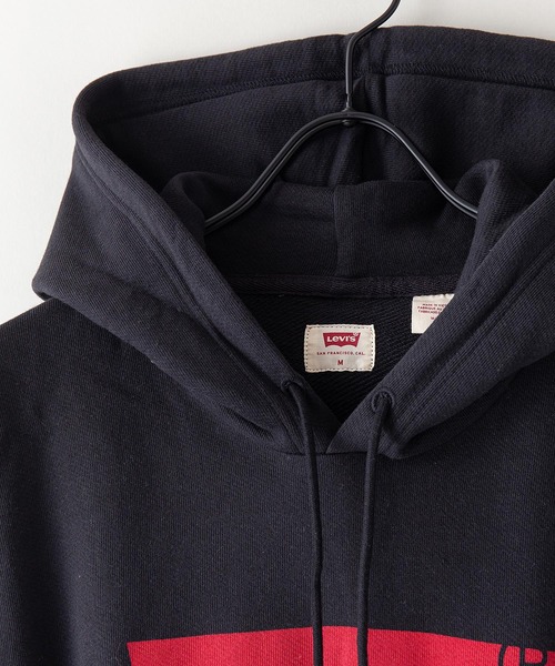 Levi's（リーバイス）の「【LEVI'S/リーバイス】バッドウィングブランドロゴプルパーカー 19622（パーカー・メンズ・ホワイト/ブラック・SMALL/MEDIUM/LARGE）」の6枚目の写真