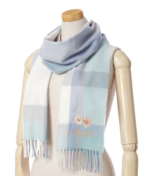 PAUL&JOE(ポールアンドジョー)の「マフラー "クリザンテーム&ヌネット" パッケージ付き(マフラー・レディース・ピンク/ミント/コーラルピンク/ライラック/ベージュ/ラベンダー/ベビーピンク/オフホワイト/ホワイト/ライトベージュ/ピンク系その他/ベージュ系その他・FREE)」の6枚目の写真